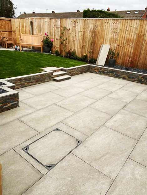 Porcelain Patio Installers Durham, porcelain footpaths